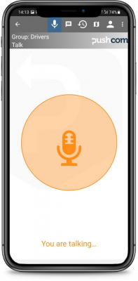 Pushcom Voice Communications View