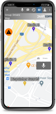 Pushcom GPS Location Map